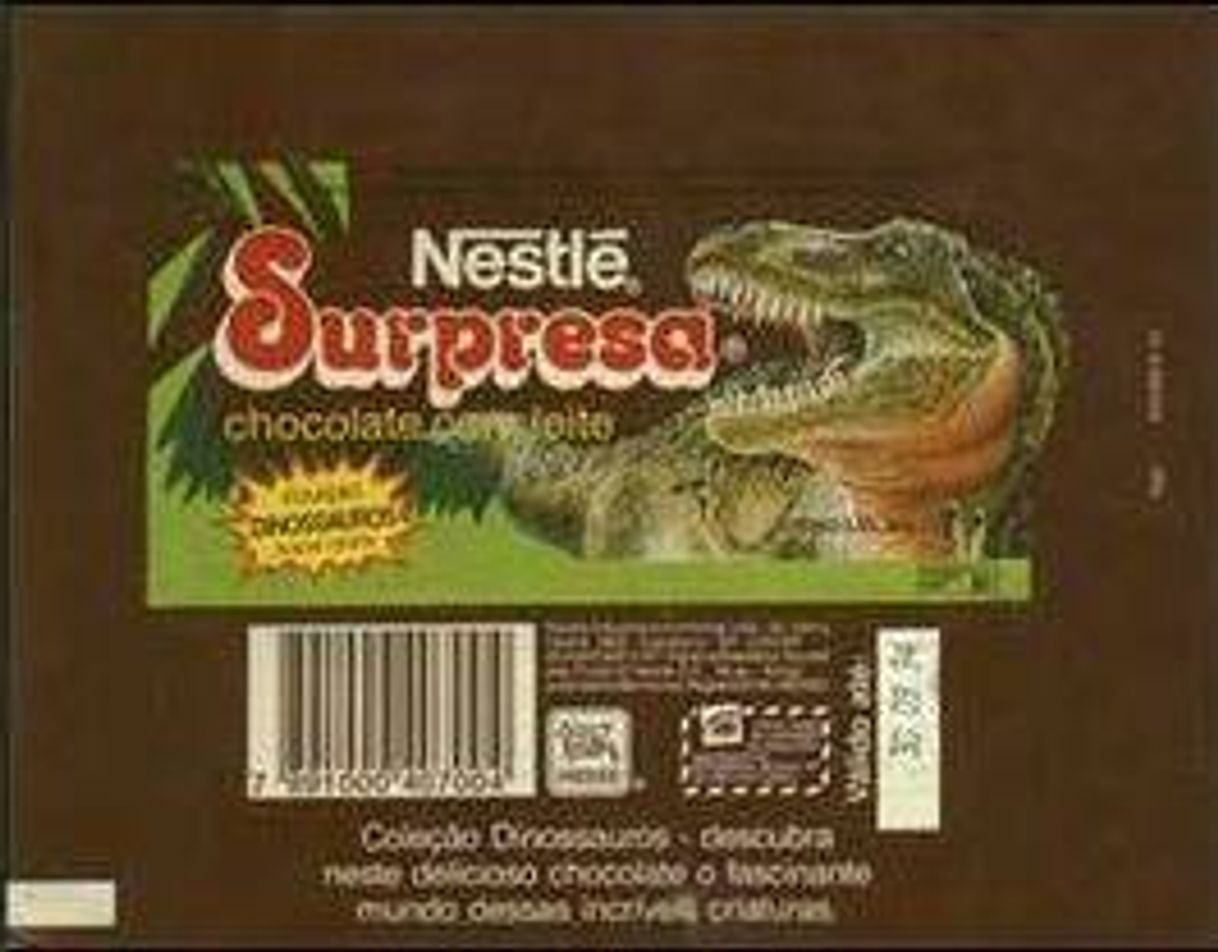 Moda Delicioso Chocolate Surpresa Nestlé - Coleção Dinossauros 