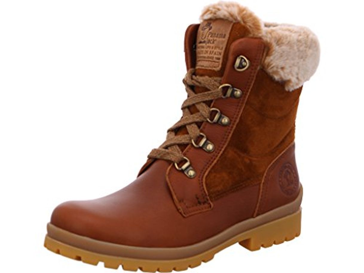 Product Panama Jack Tuscani, Botas Militar para Mujer, Marrón