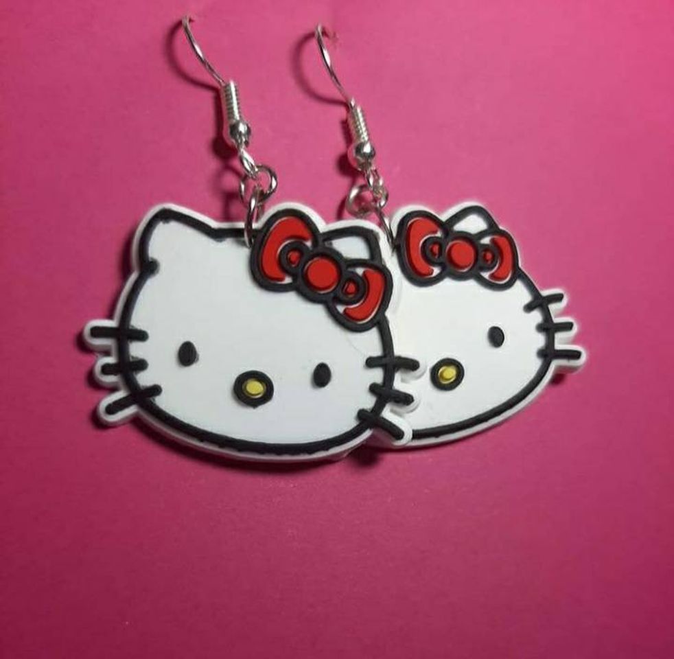 Moda Brincos Hello Kitty