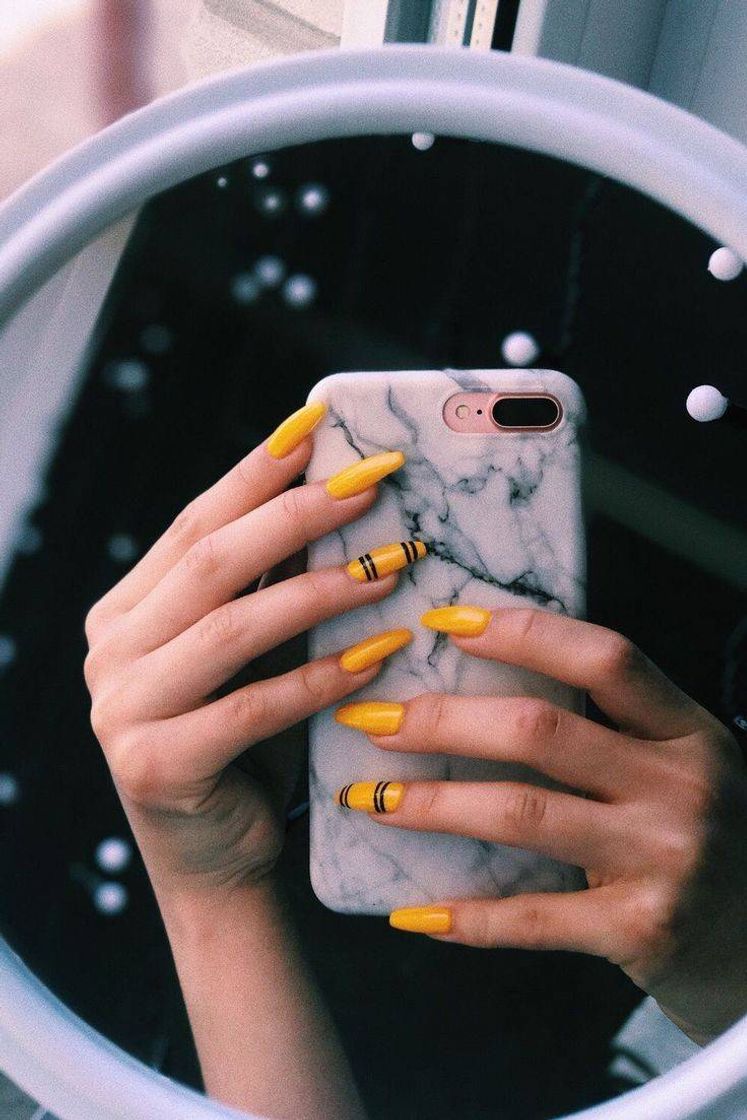 Fashion Yellow nail 💛