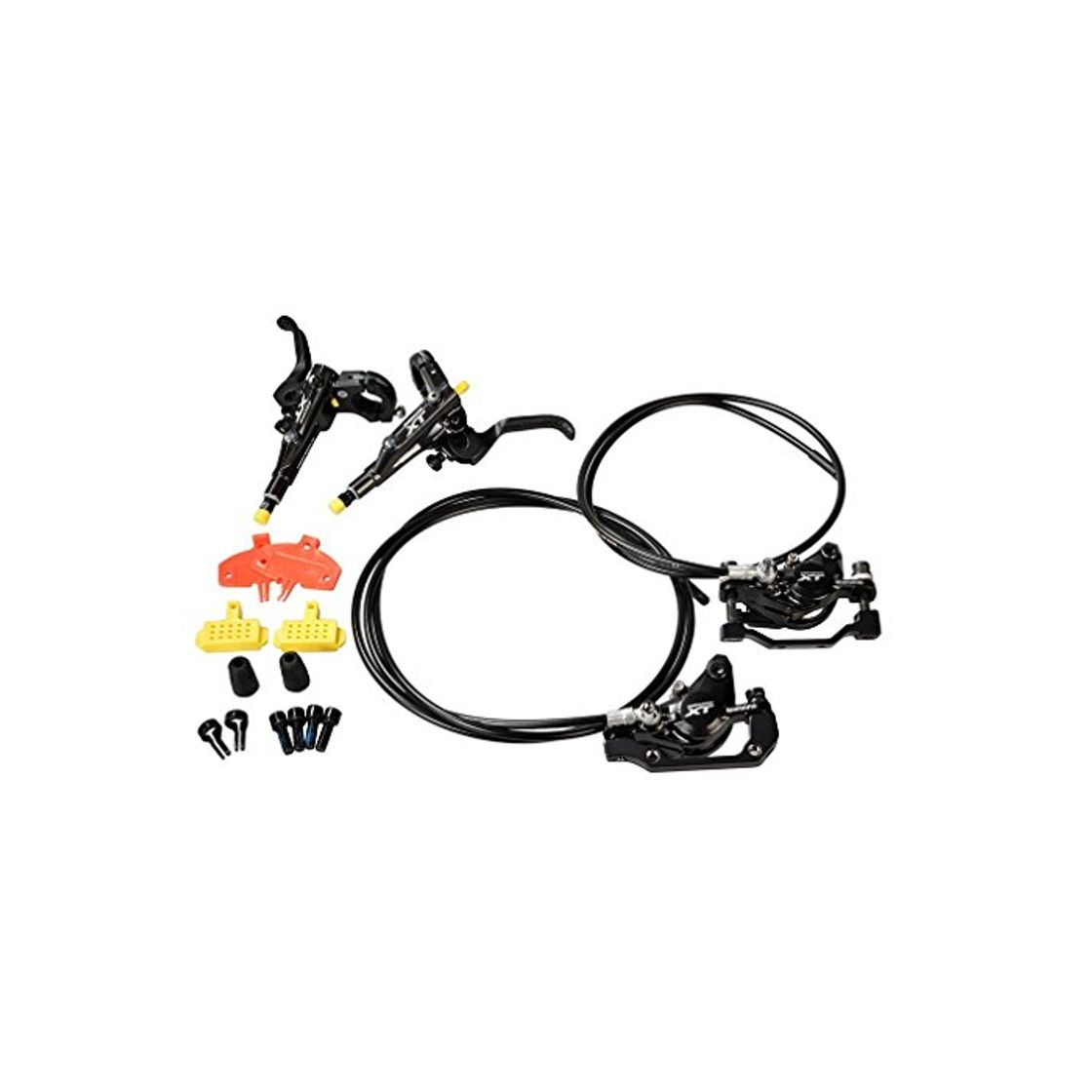 Product Shimano Deore XT M8000 MTB Montaña bici Frenos disco hidráulica delantera & trasera Set Negro