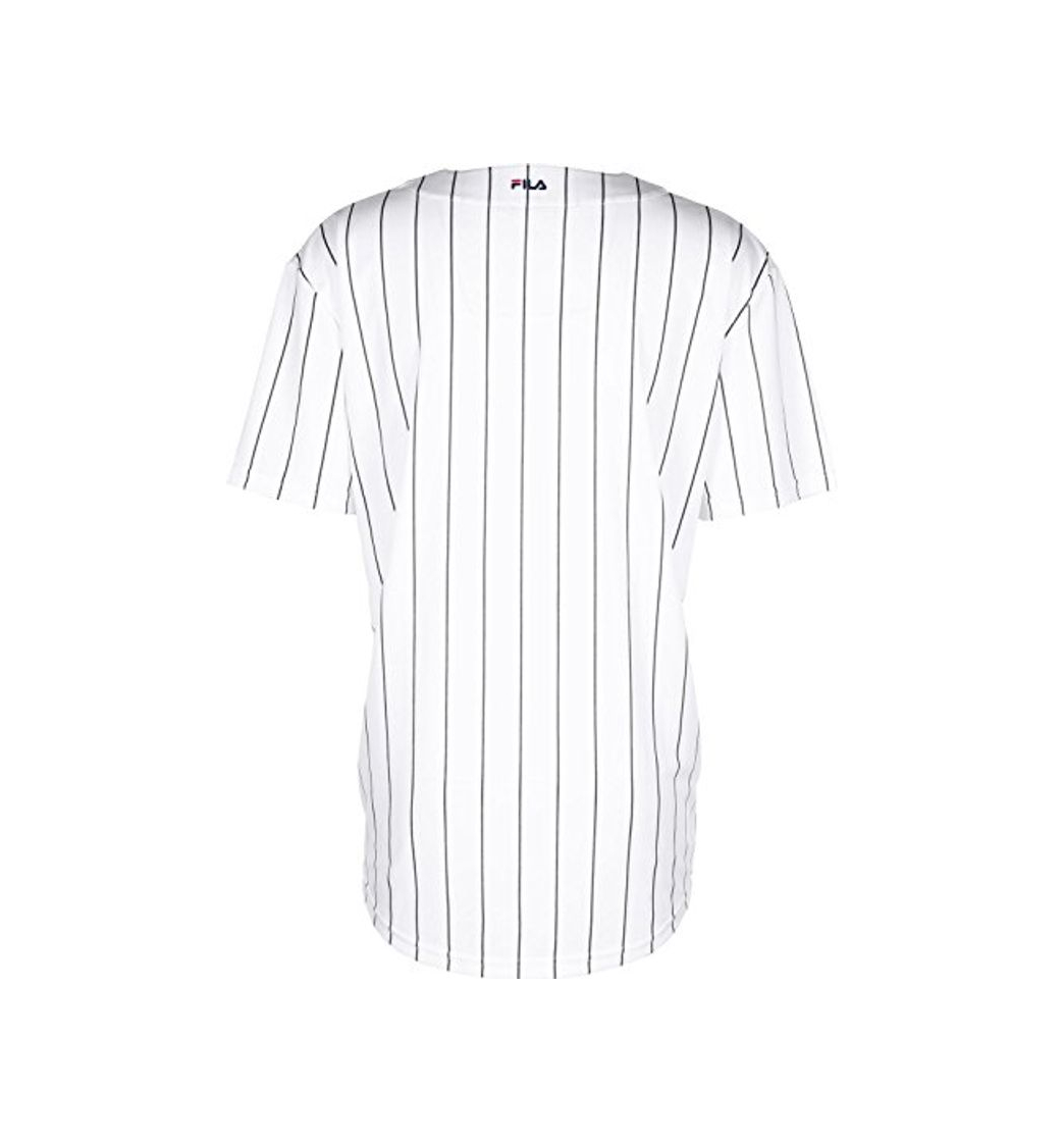 Moda Fila Dawn Baseball Camisa de manga corta bright white