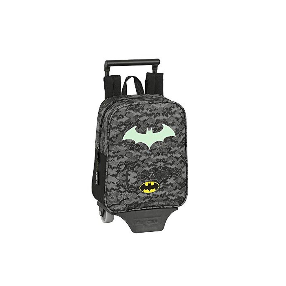 Moda Batman Mini Mochila con Ruedas para Niños