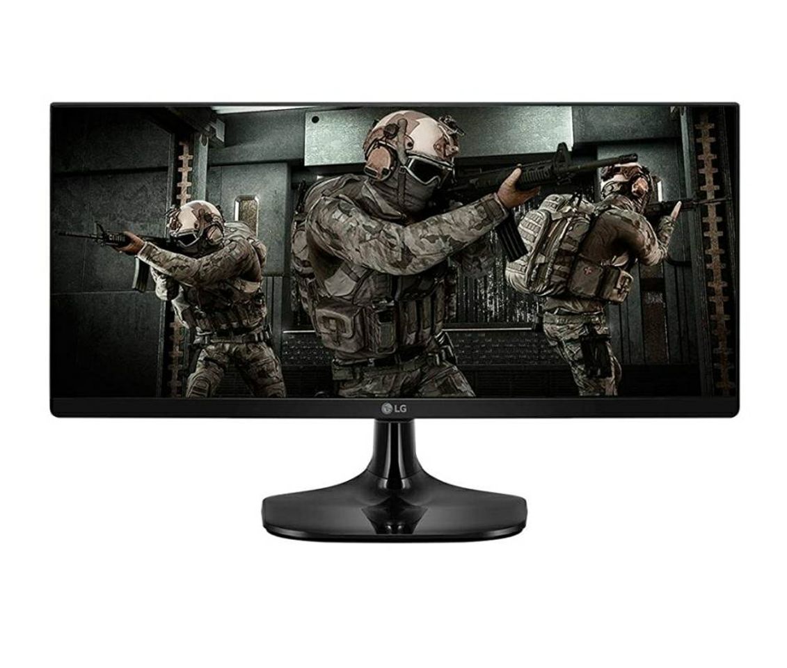 Moda Monitor Lg Gamer UltraWide 25" IPS Full HD 1ms MBR 25UM58G