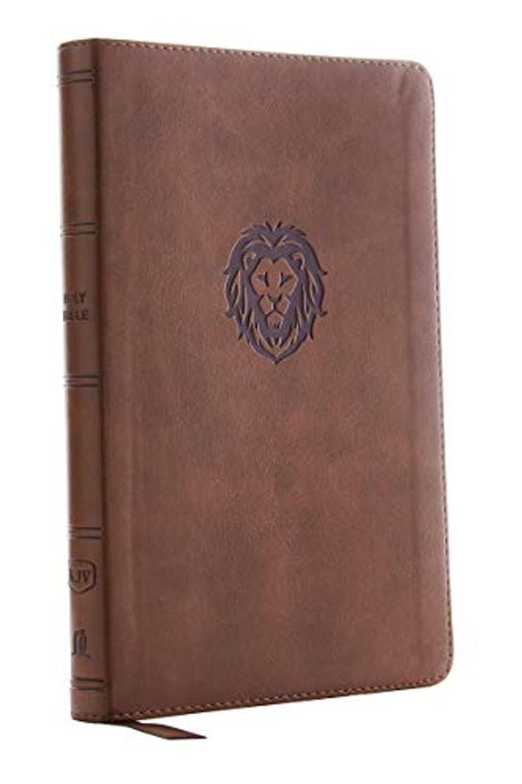 Libro KJV, Thinline Bible Youth Edition, Leathersoft, Brown, Red Letter Edition, Comfort Print: Holy Bible, King James Version [Idioma Inglés]