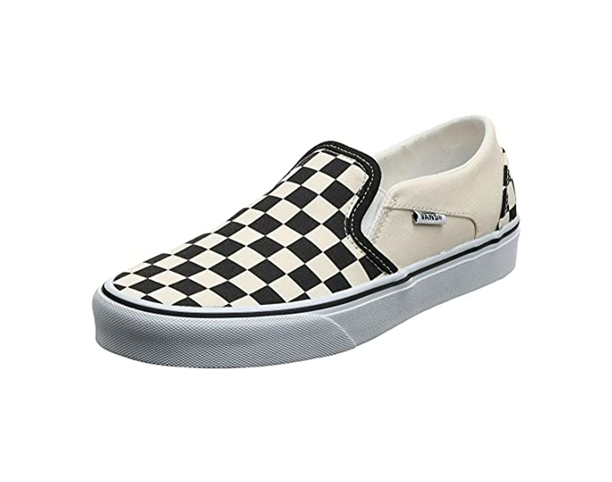 Moda Vans Asher, Sneaker Mujer, Blanco