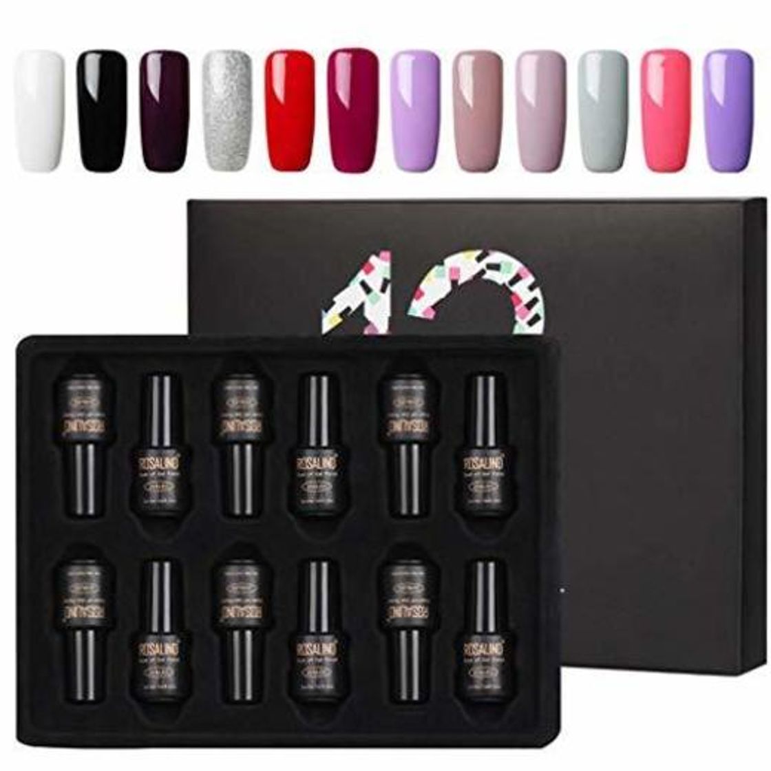 Belleza ROSALIND Gel Nail Polish Set Semi-permanent Gel Varnish Soak Off UV LED