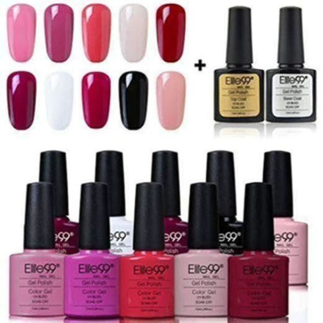 Beauty Elite99 Esmaltes Semipermanentes de Uñas en Gel UV LED