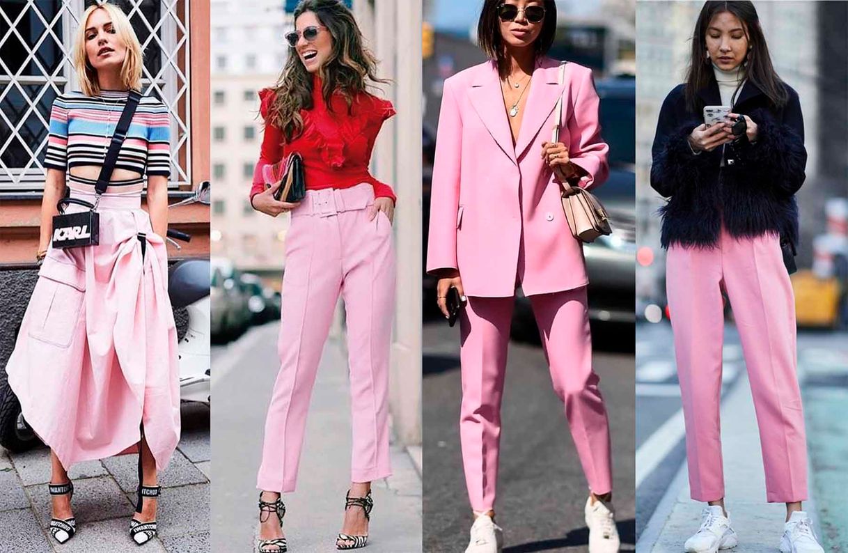 Moda Outfit Rosa Chiclete