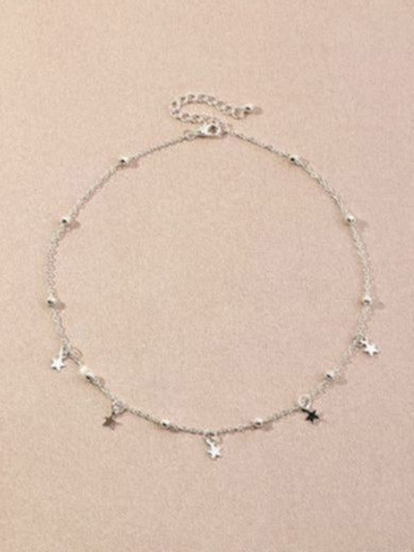 Social WDam Collar de Cadena de Bloqueo con Colgantes de candado