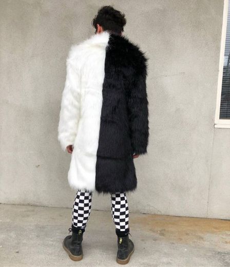 Black & white coat