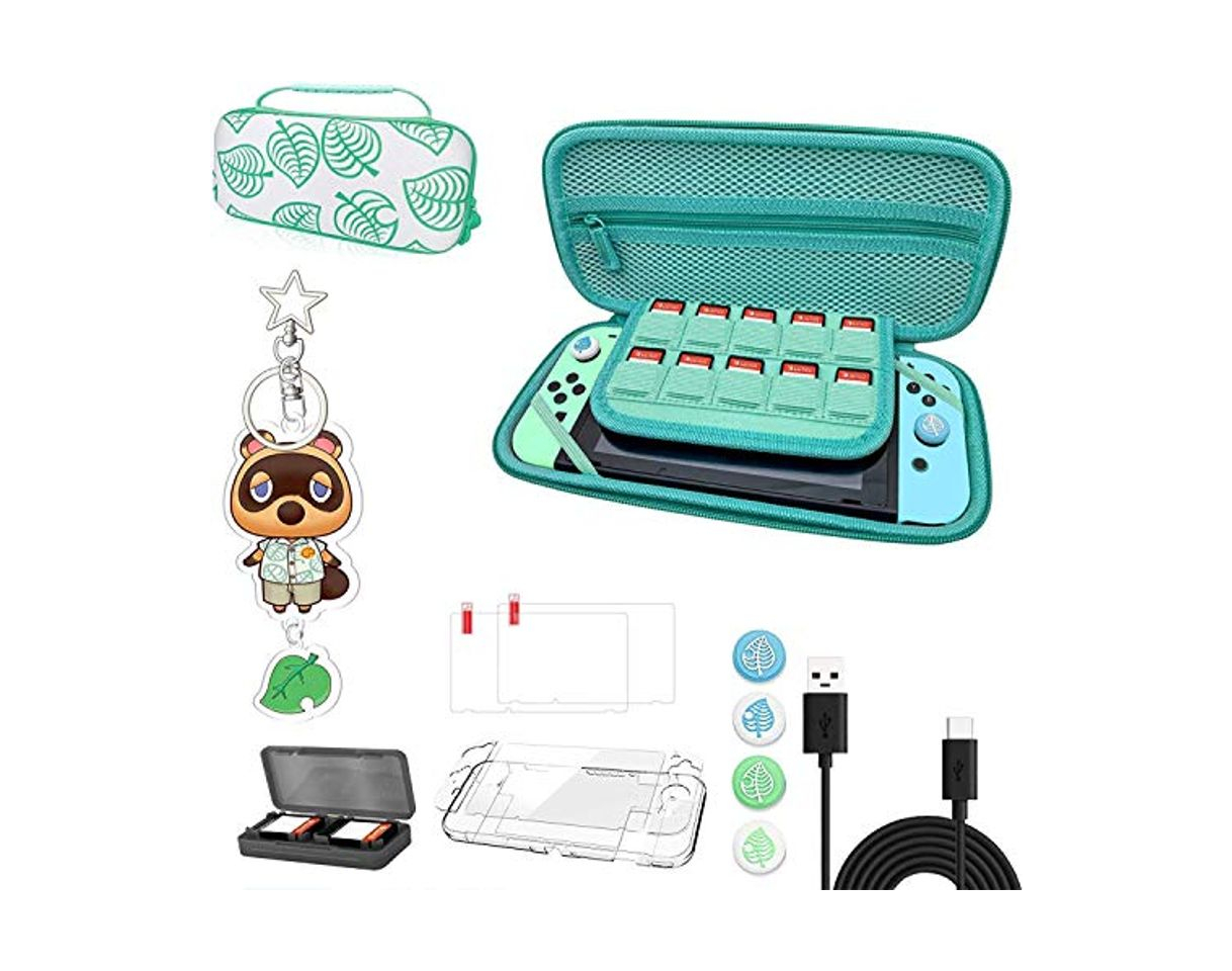 Productos Animal Crossing Case Kit con accesorios