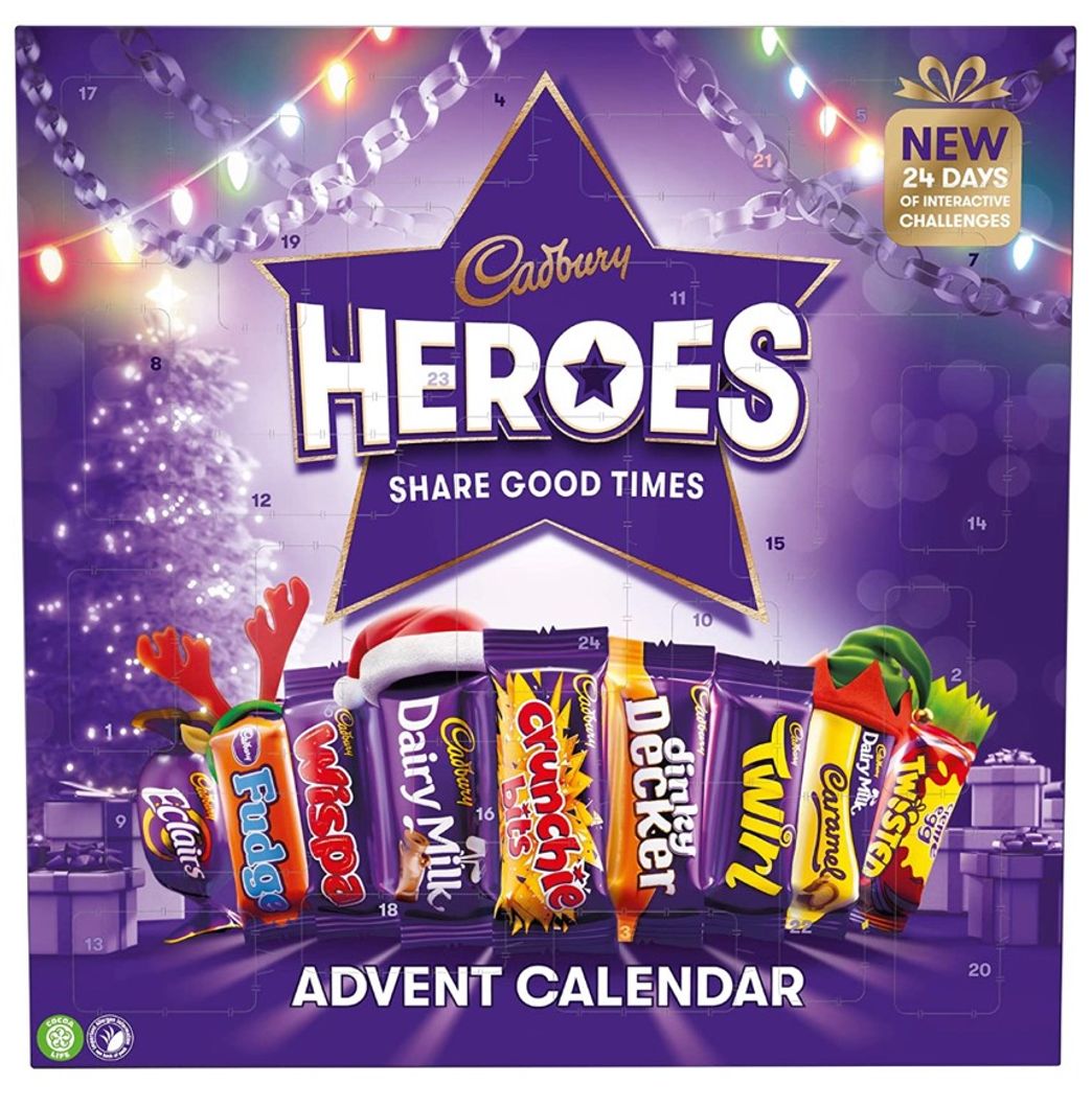 Productos Cadbury Heroes 