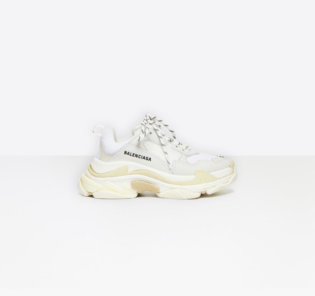 Moda Balenciaga Triple S White