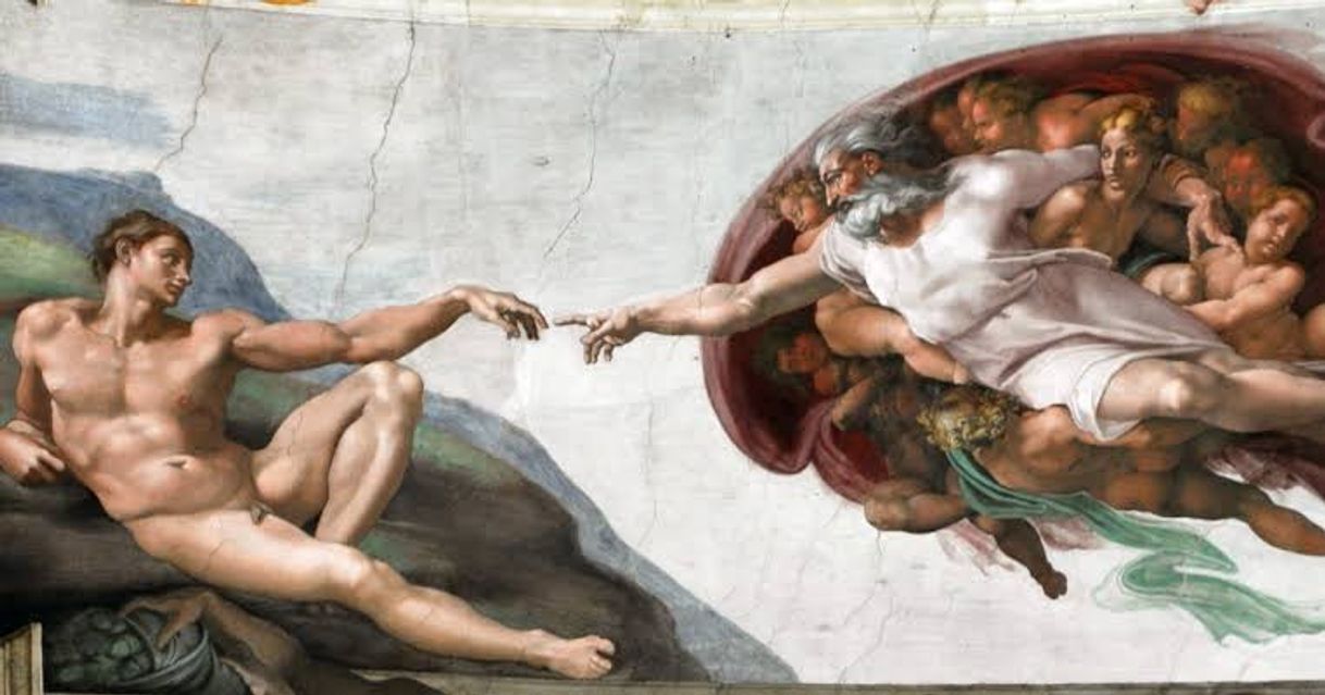 Social Pintura renascentista o nascimento de Adão 
