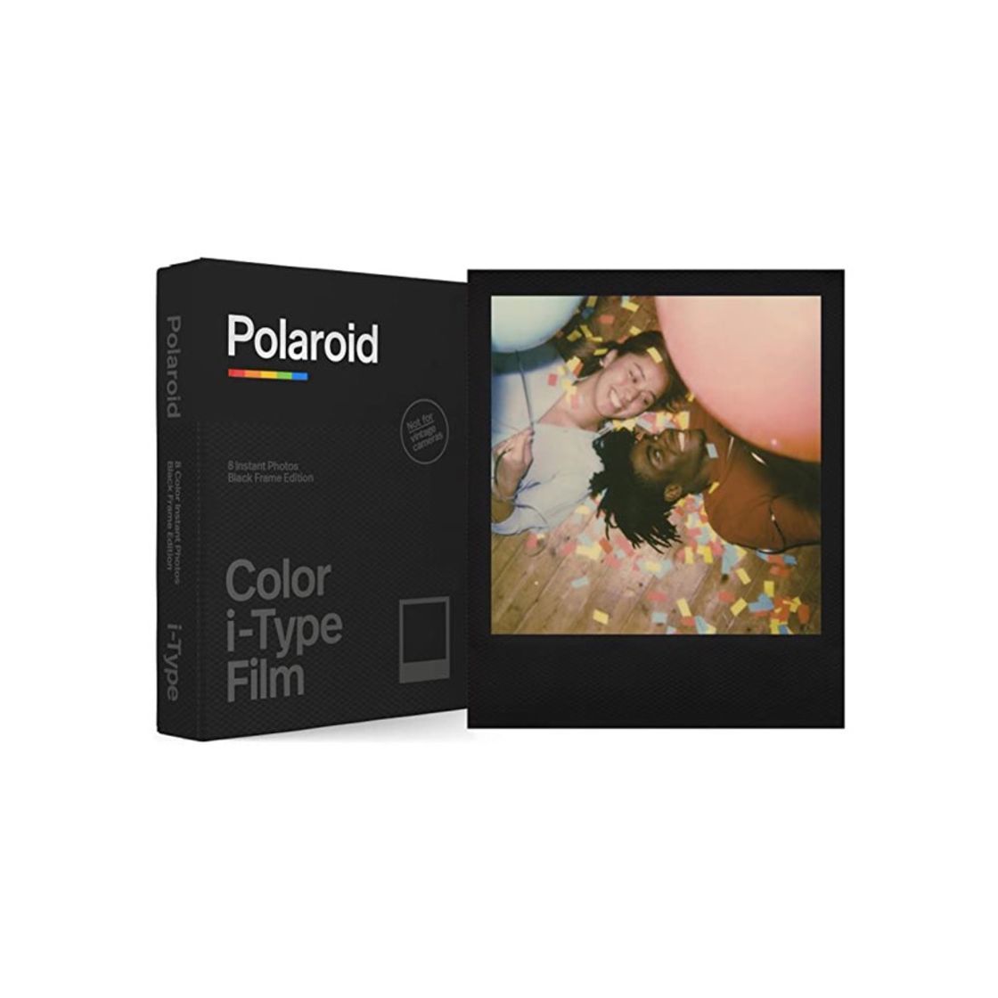 Fashion Película Polaroid Black Frame Edition film para i-Type