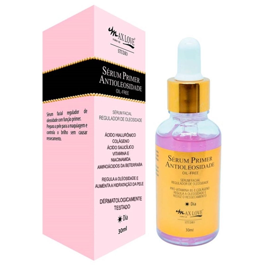 Fashion Sérum Primer Antioleosidade Dia Max Love

