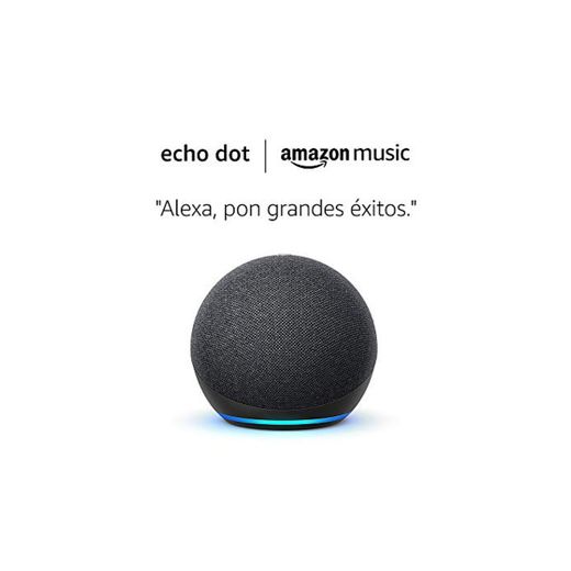 Amazon Echo Dot (4.ª generación) tela de color antracita