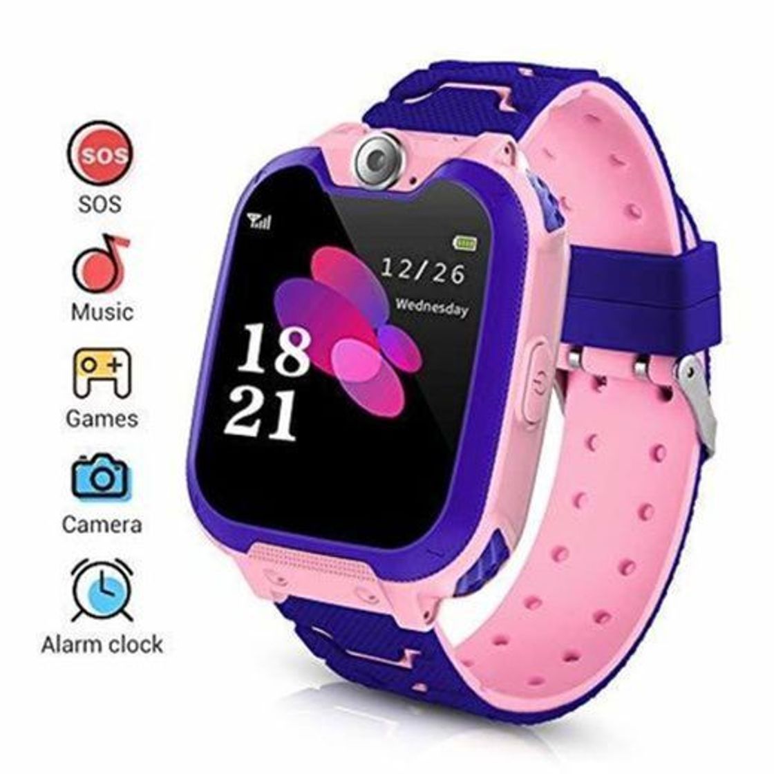 Product LYPULIGHT Niños Smartwatch Phone, Smart Watch Phone con Reproductor de música, SOS,