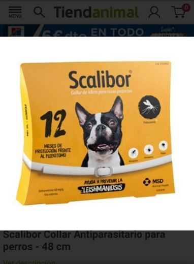 Scalibor Collar Antiparasitario para perros - 48 cm - Tiendanimal
