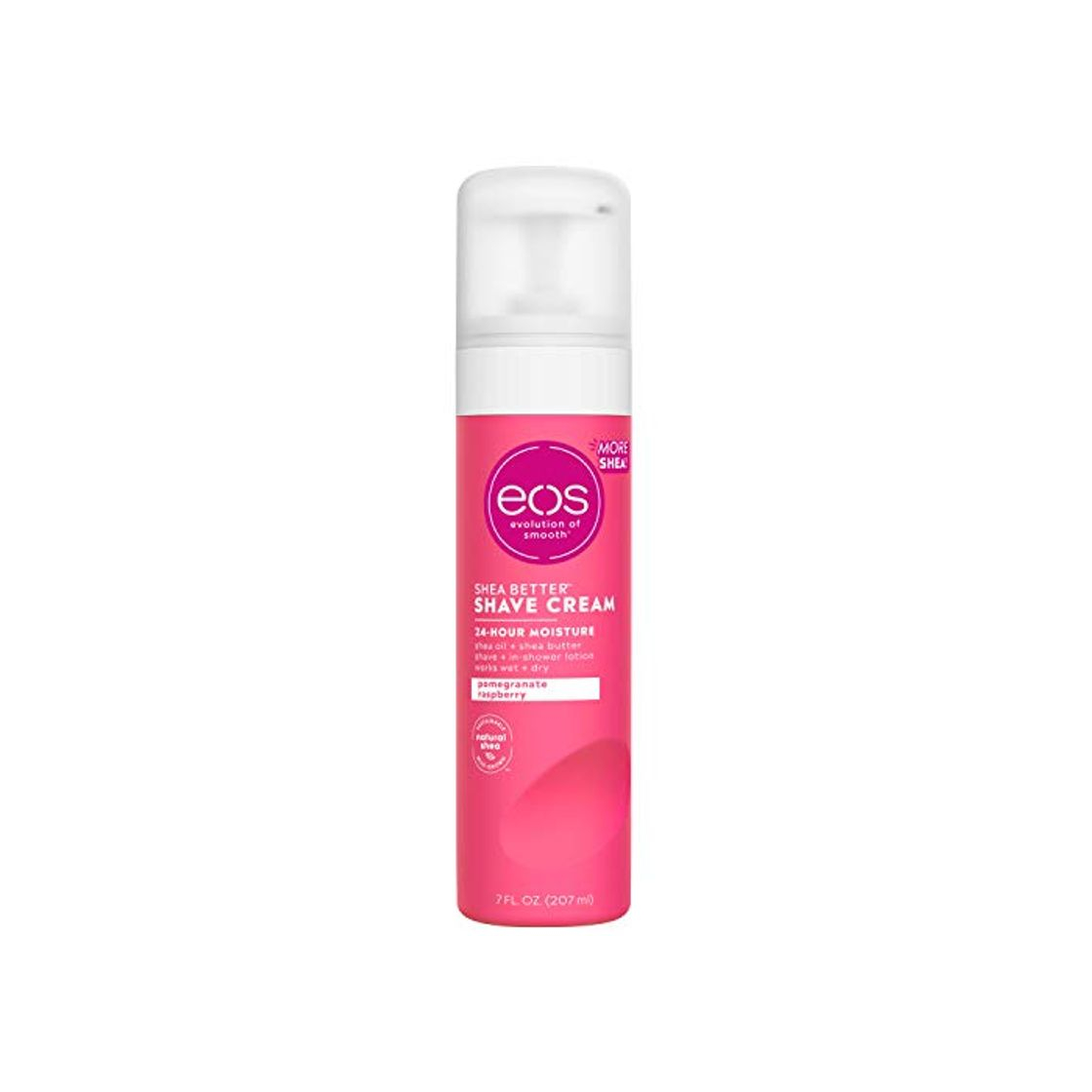 Producto EOS ULTRA MOISTURIZING SHAVE CREAM POMEGRANATE RASPBERRY 207ML