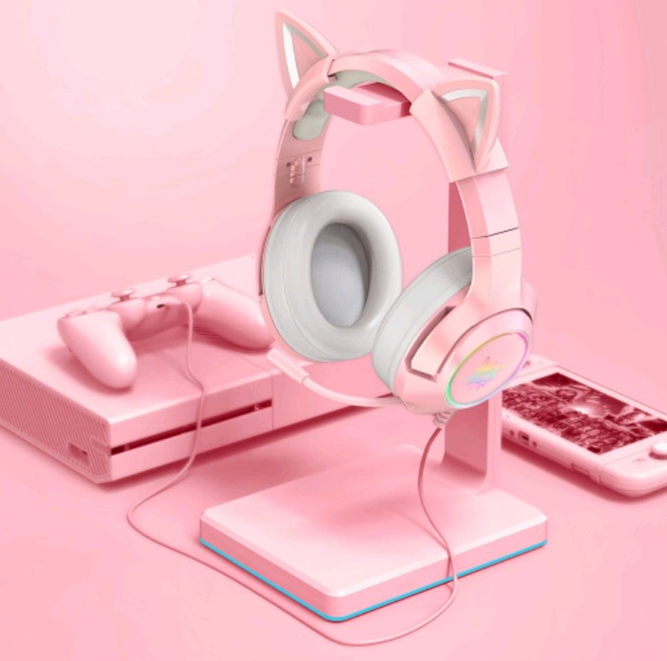 Social Onikuma K9 rosa Headset. 💗