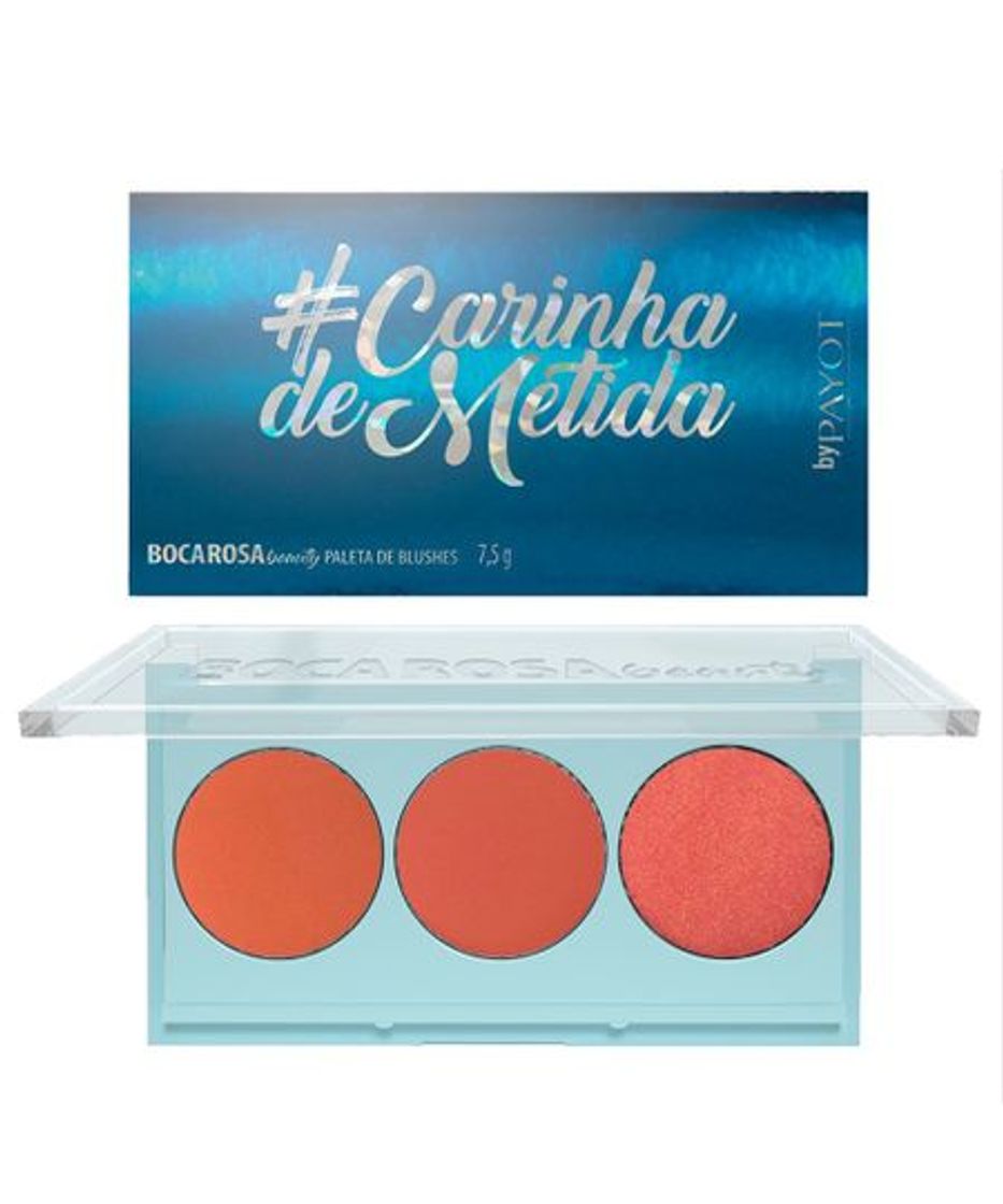 Fashion Paleta de Blush, BOCA ROSA, Carinha de Metida