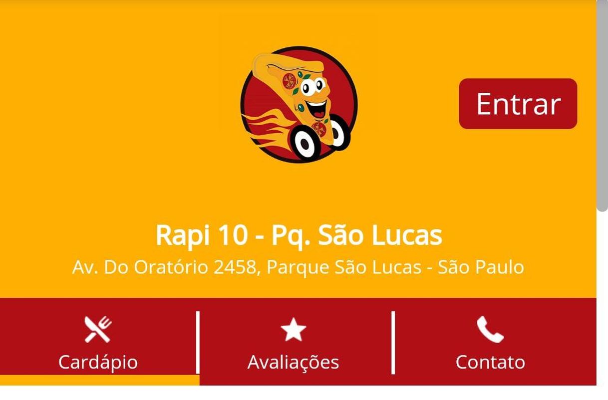 Restaurantes Pizzaria Rapi10 São Lucas