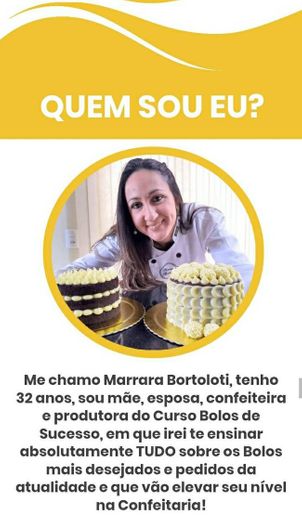 CURSO CONFEITEIRO DE BOLOS PARA EVENTOS , CONFIRA NO LINK.