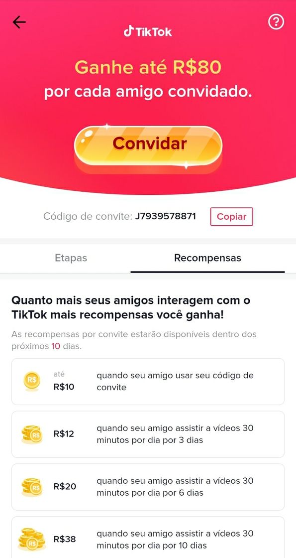 Social Recomendo Ganhe dinheiro Assitindo, Participe.