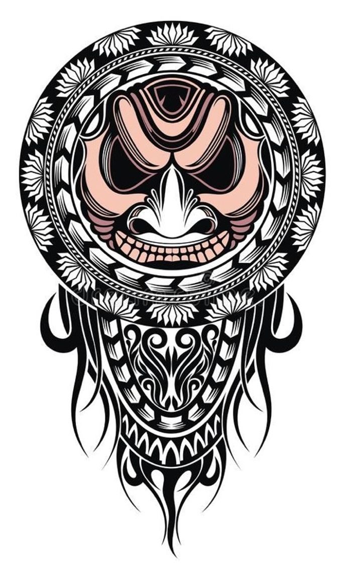 Moda Polynesian mask 