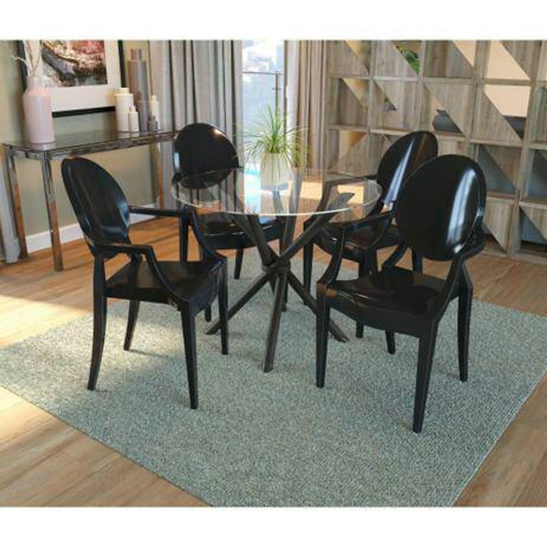 Product Conjunto de Mesa Volga com 4 cadeiras Polipropileno