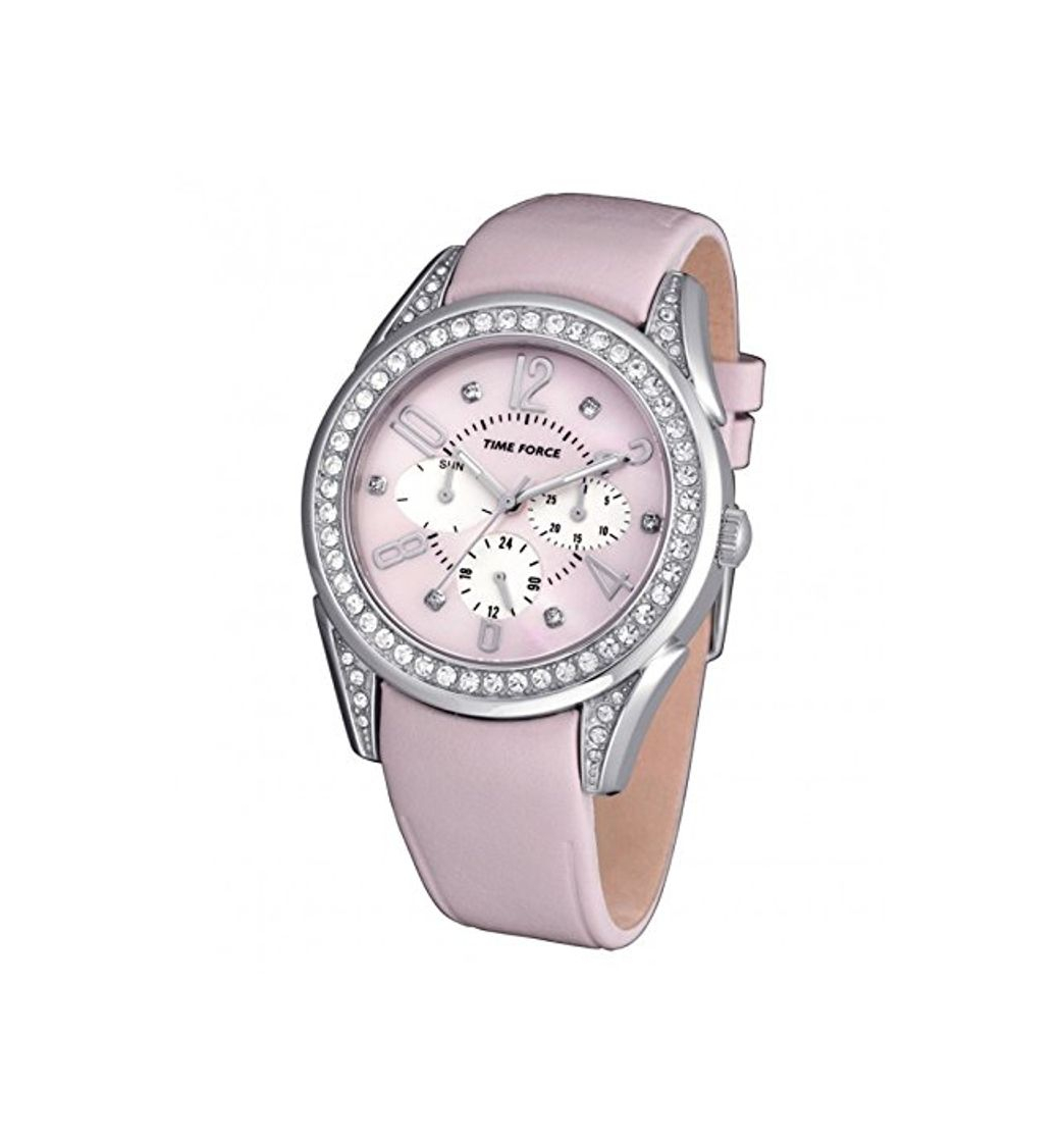 Producto TIME FORCE Reloj Analógico para Mujer de Cuarzo con Correa en Cuero TF3375L06