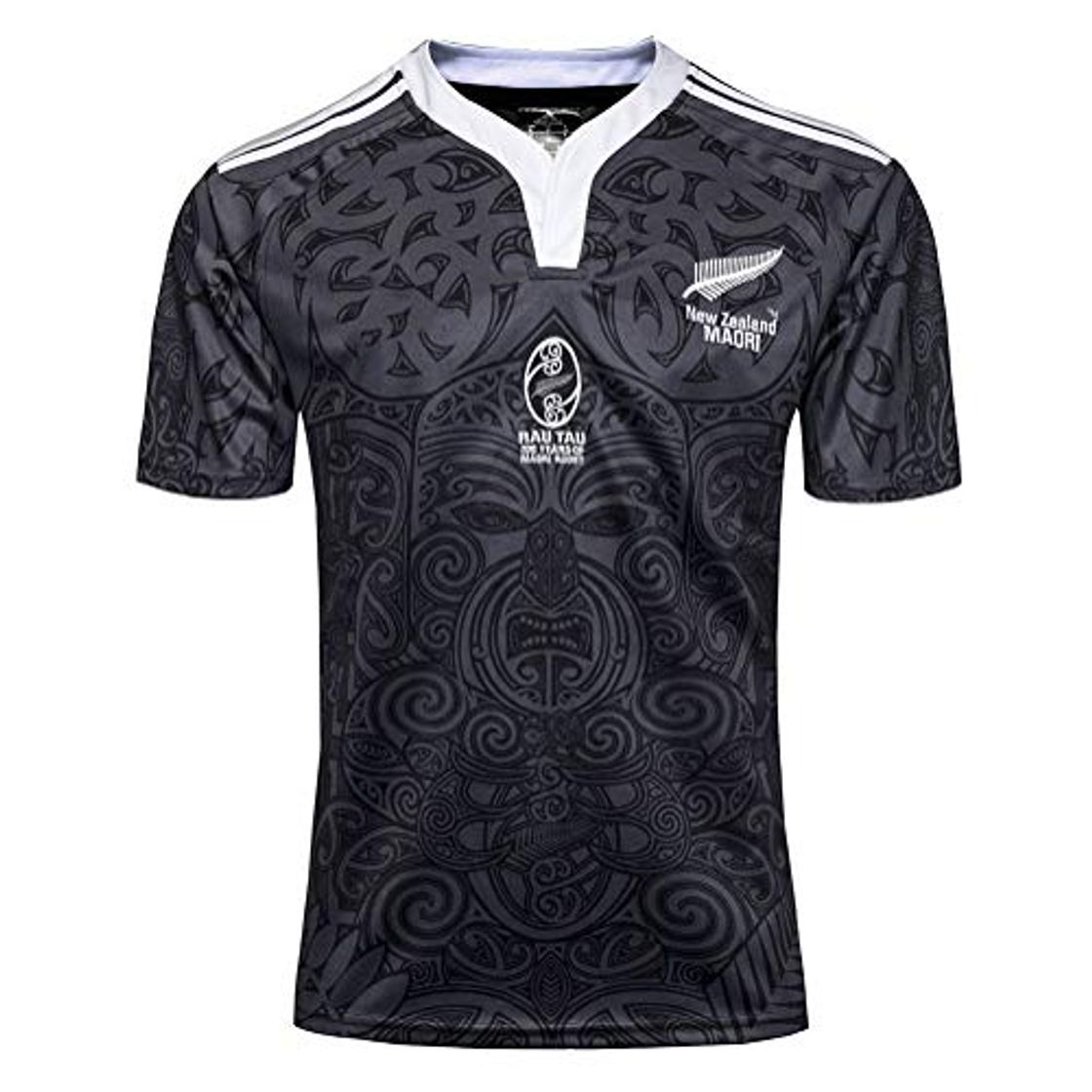 Social AFDLT 2019 New Zealand All Black Team Copa Mundial Polo Shirt Hombre