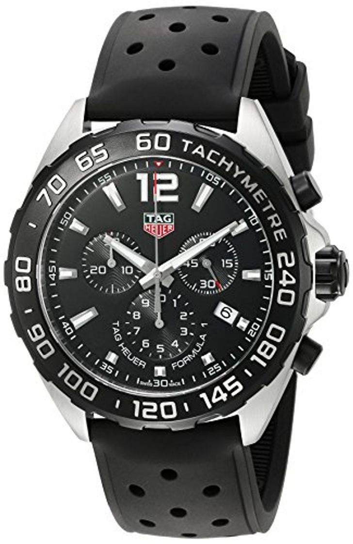 Product TAG Heuer Reloj de hombre de Fórmula 1, de goma y acero