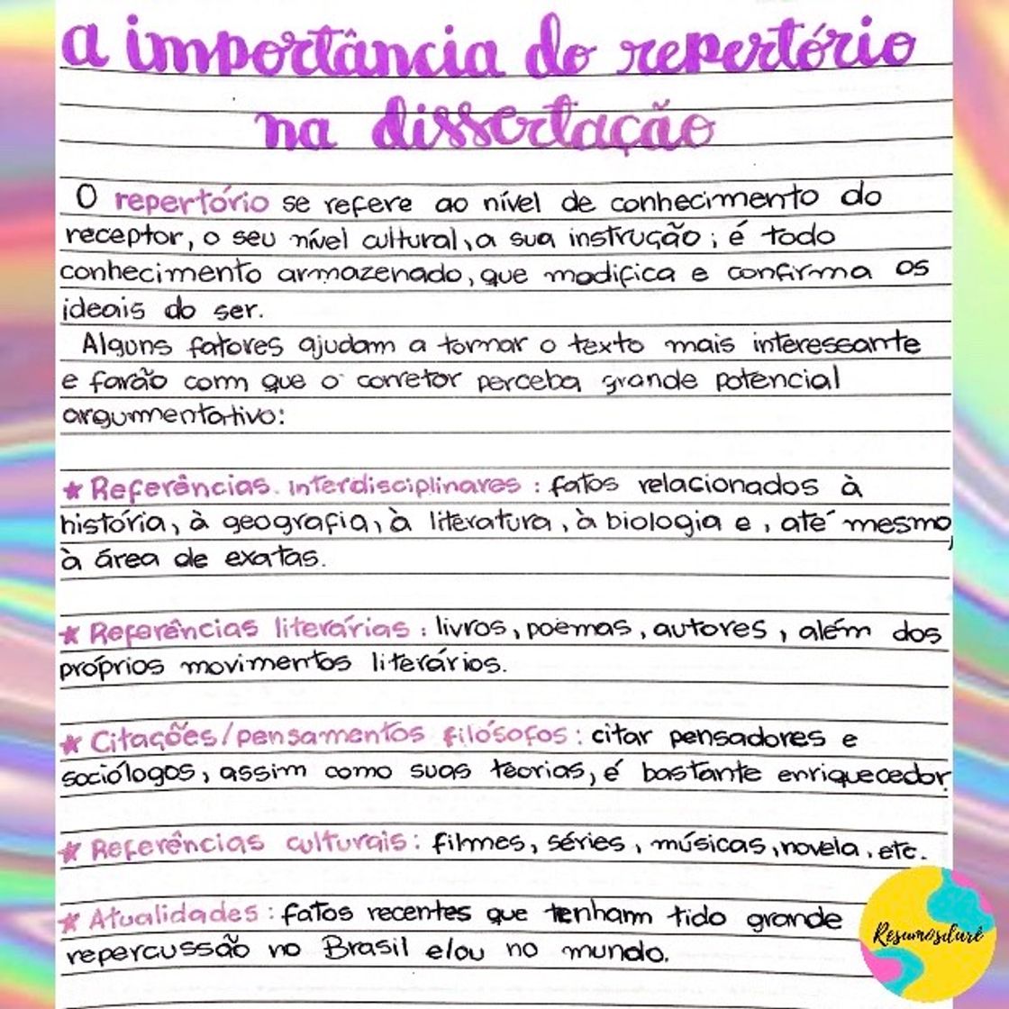 Moda A importância do repertório na dissertação 