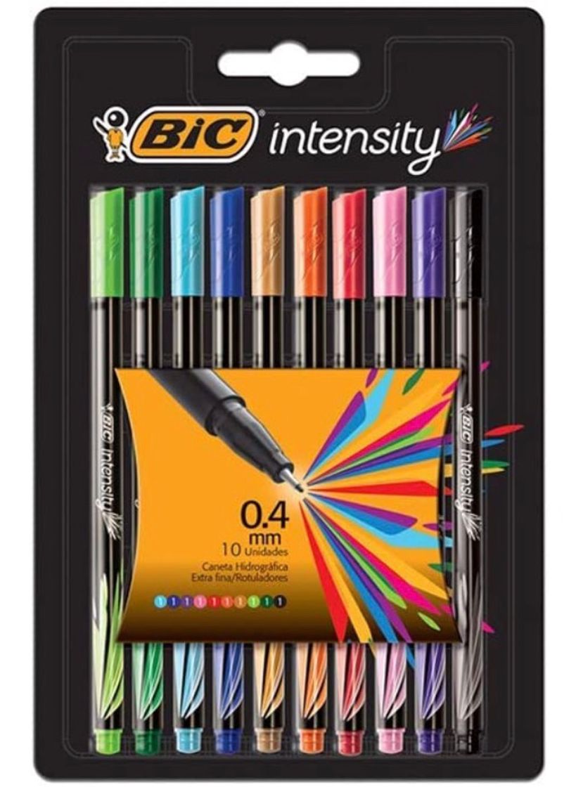 Fashion Caneta Hidrográfica Extra Fina, BIC, Intensity, 10 Cores