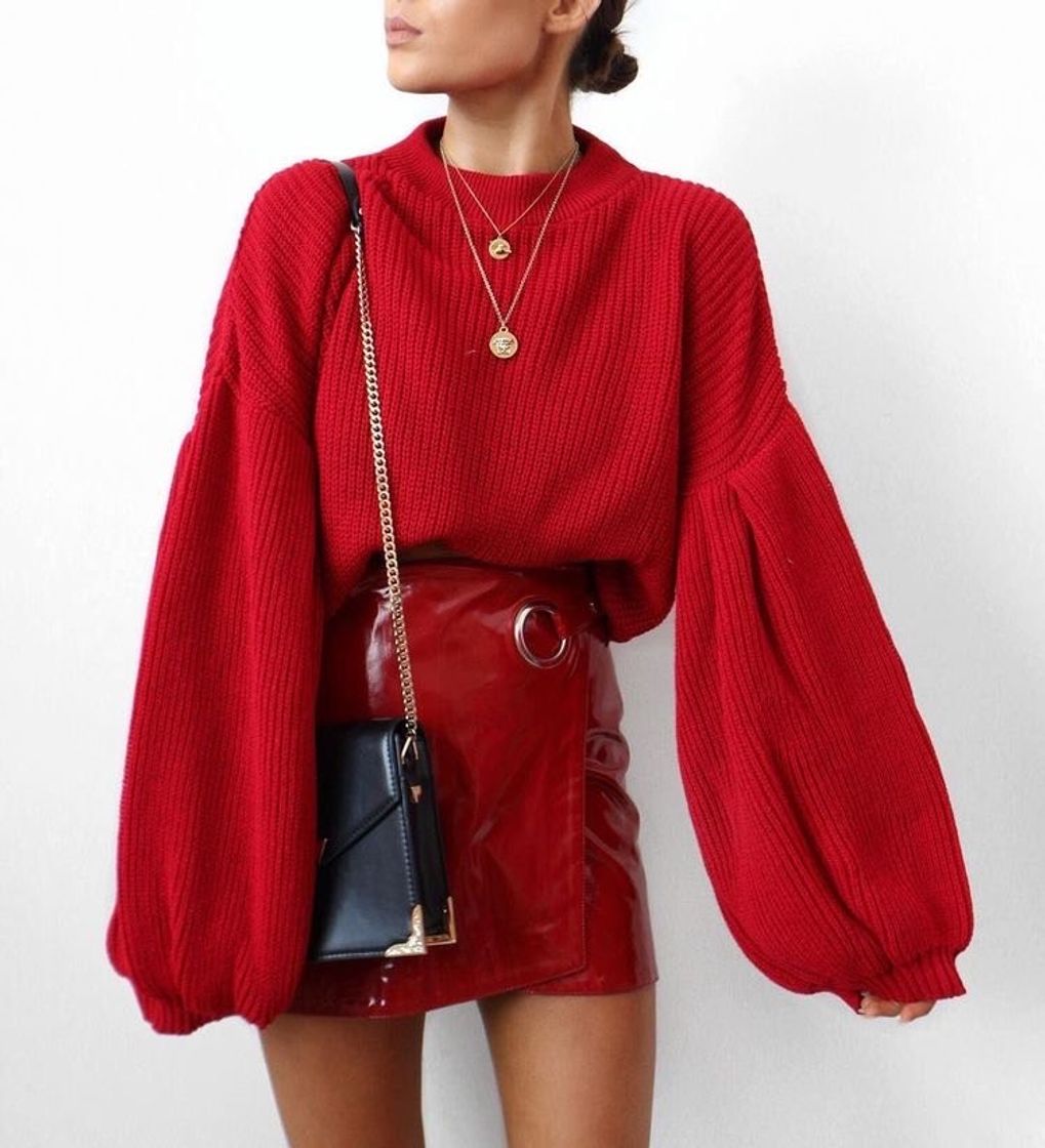 Moda look vermelho (red outfit)