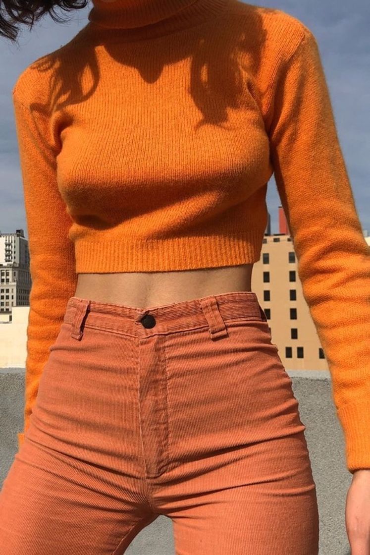 Moda look laranja (orange outfit)