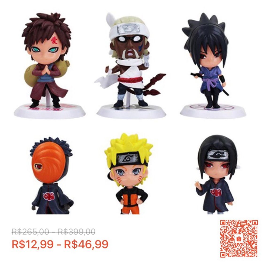 Moda Boneco de brinquedo / Figura de ação de naruto (R$12,99)