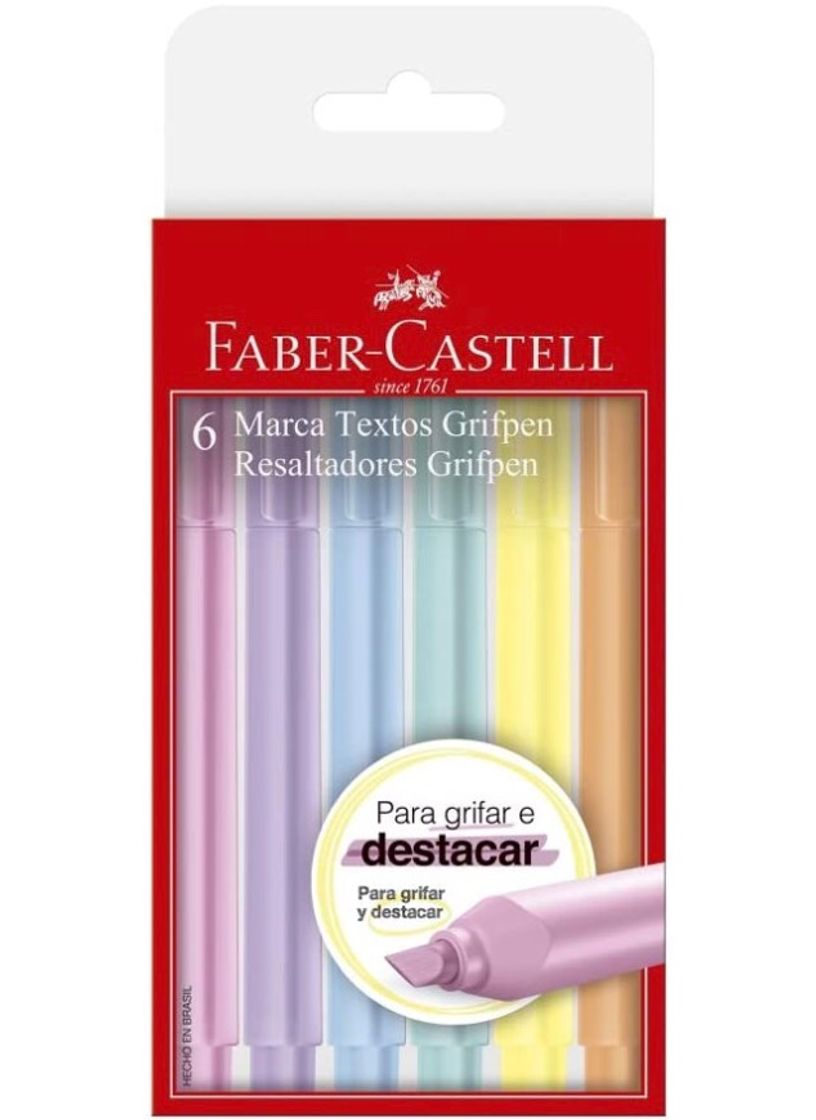 Social Caneta Marca Texto Faber-Castell R$20,90