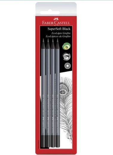 Lápis Grafite Redondo, Faber-Castell, EcoLápis R$4,80