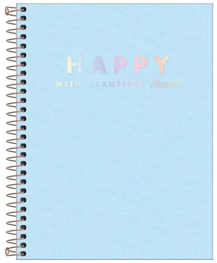 Tilibra Caderno Happy 80 Folhas R$18,59