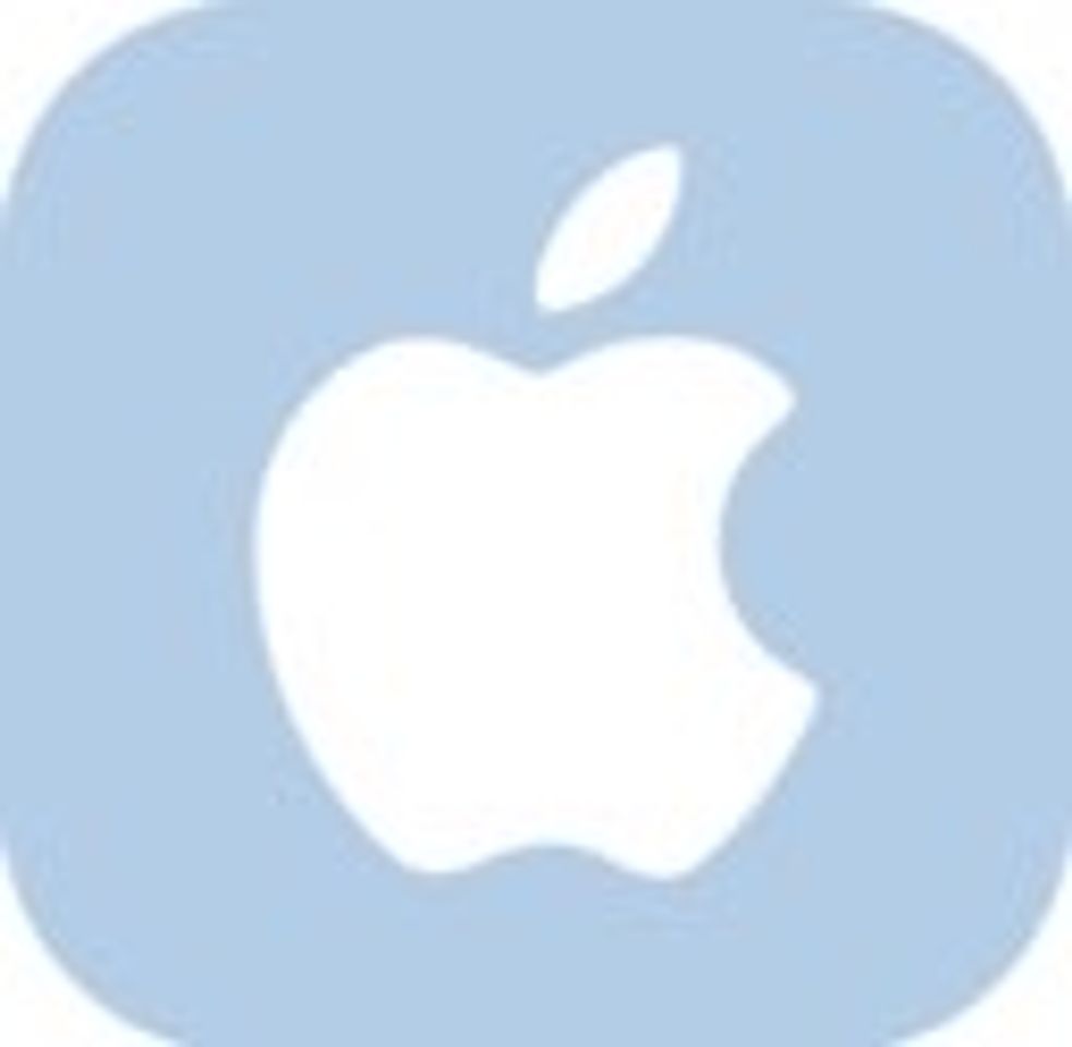 Social Apple icon app baby blue azul bebê pastel 