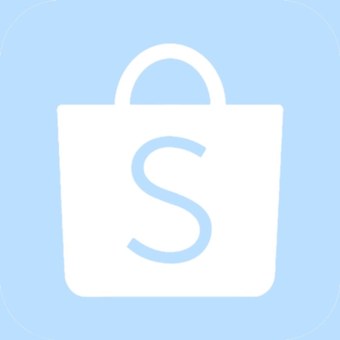 Fashion Shopee icon app baby blue azul bebê 