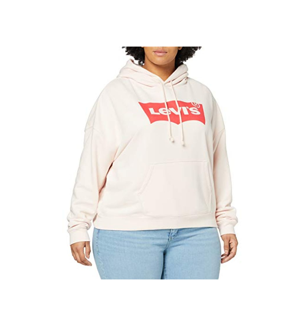 Fashion Levi's Plus Size Graphic Capucha, Rosa