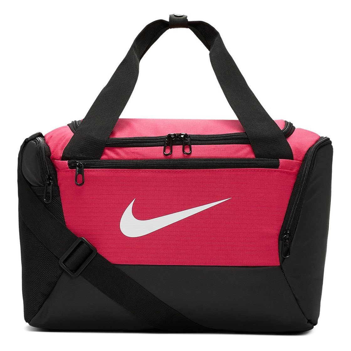 Moda Bolsa esportiva Nike Brasilia PP – 9.0, Rosa/Preto/Branco, D