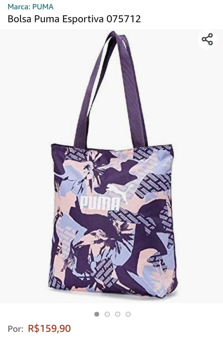 Moda Bolsa Puma Esportiva 075712