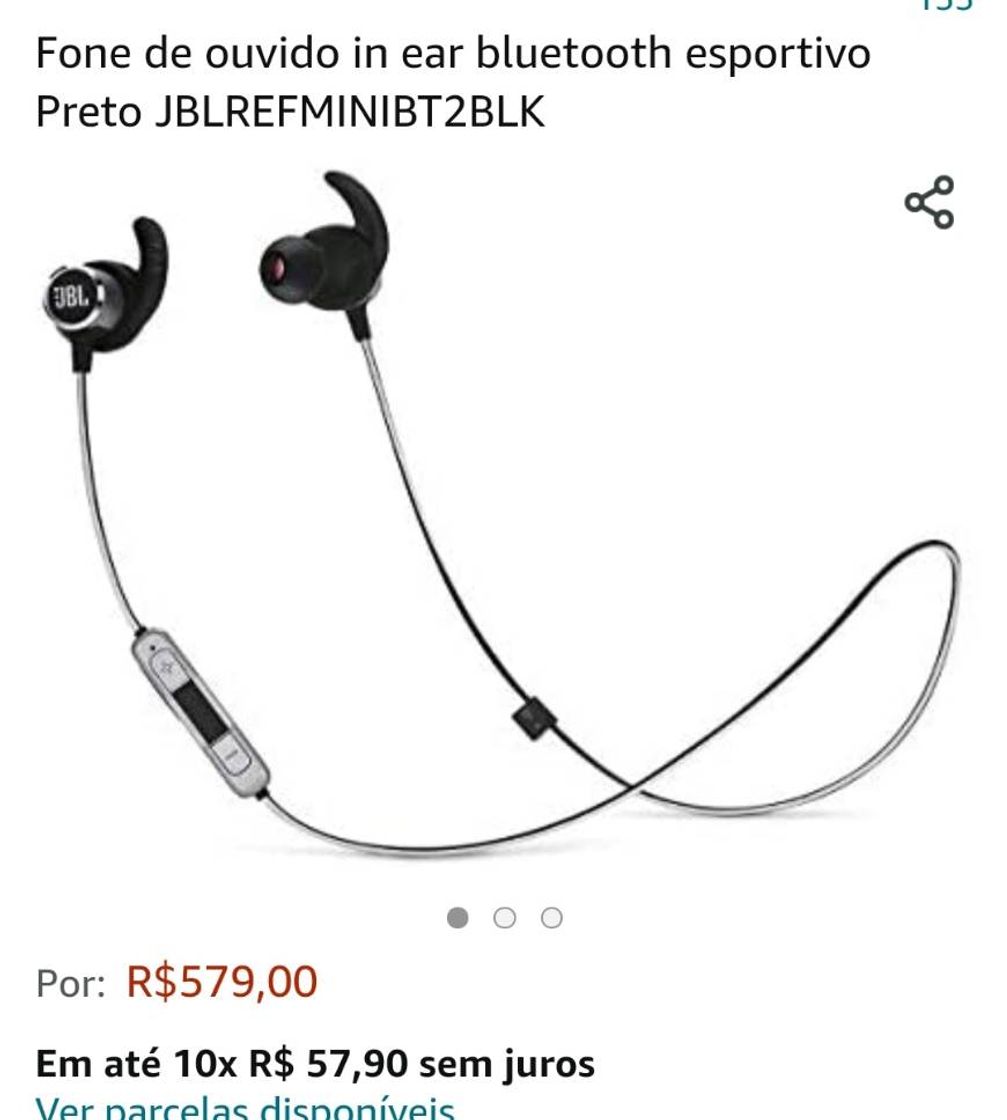 Moda Fone de ouvido in ear bluetooth esportivo Preto 