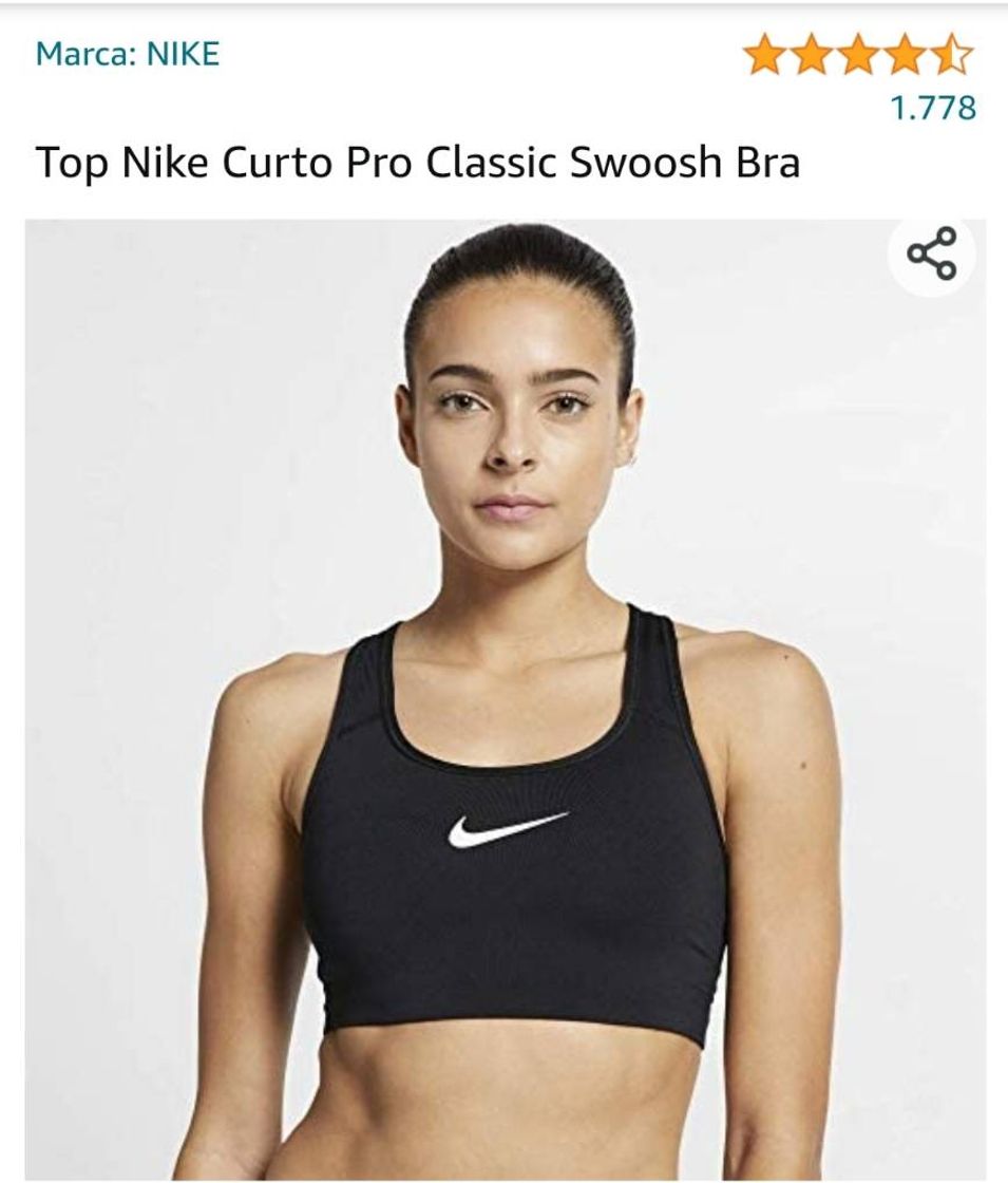 Moda Top Nike Curto Pro Classic Swoosh Bra

